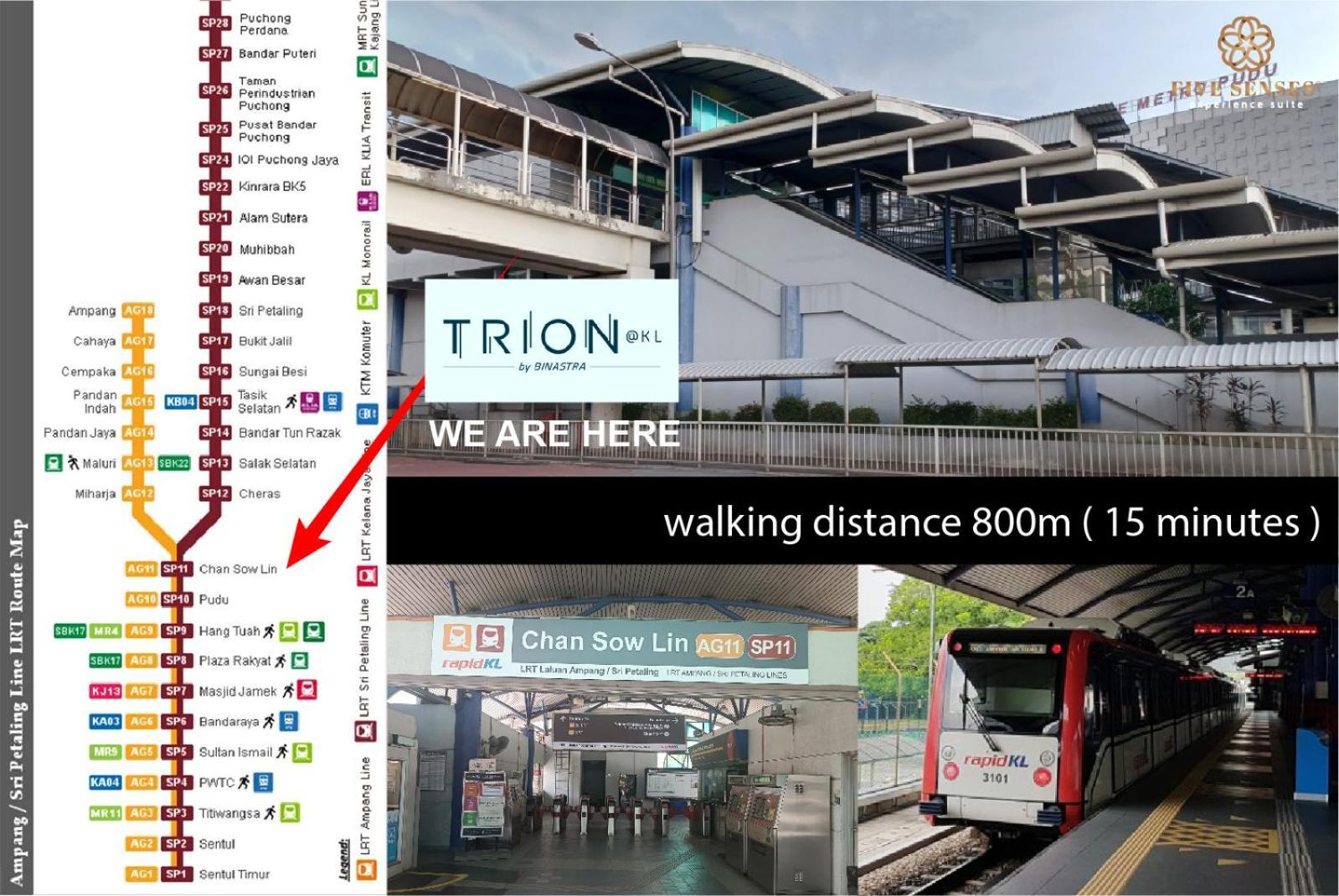 Appartamento Trion Kuala Lumpur By Five Senses Esterno foto